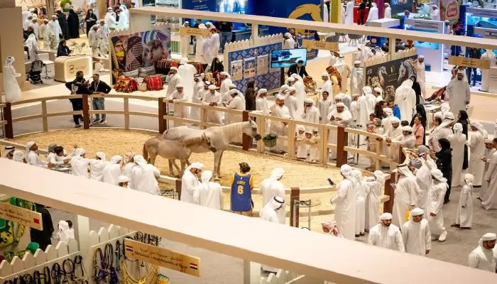 مجلس أبوظبي الرياضي يبرز أنشطته المميزة في معرض الصيد والفروسية