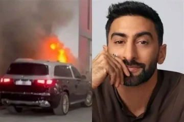أنس بوخش يروي تفاصيل لحظات الرعب بعد احتراق سيارته بشكل مفاجئ