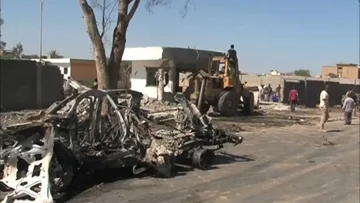 انفجار سيارة مفخخة يستهدف معسكر الجيش الليبي في بني وليد