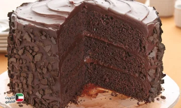 طريقة عمل كيك الشوكولاتة بالكاكاو مع صوص لامع وطعم لذيذ