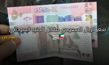 SAR/SDG .. تغير مفاجئ في سعر الريال السعودي مقابل الجنيه السوداني اليوم الاثنين 20 أكتوبر 2025 في البنوك والسوق السوداء