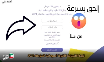 وزارة التعليم تعلن نتيجة الشهادة الثانوية السودانية المؤجلة 2024 عبر الموقع الرسمي result.sudani.sd