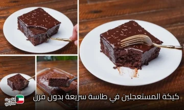 كيكة المستعجلين في الطاسة.. بيضة واحدة بس ومن غير فرن هشة وطرية وطعمها يجنن