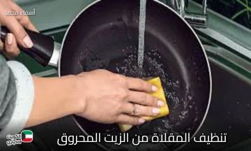 من غير تعب ولا منظفات كيميائية.. طريقة فعالة عند تنظيف المقلاة من الزيت المحروق وتلميعها في دقيقتين بطريقة سهلة