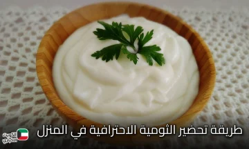 طريقة تحضير الثومية الاحترافية في المنزل بـ4 فصوص ثوم فقط مع الحفظ لمدة أسبوع كامل