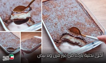 عندكم حليب ودقيق؟ تعالوا نعمل أحلى تحلية باردة من غير فرن ولا بيض الطعم خرافي وهتدمنوها