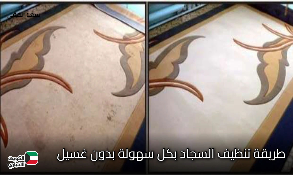 وداعا للغسيل التقليدي …طريقة تنظيف السجاد بدون ماء بخطوات بسيطة تحافظ على الألوان والنظافة