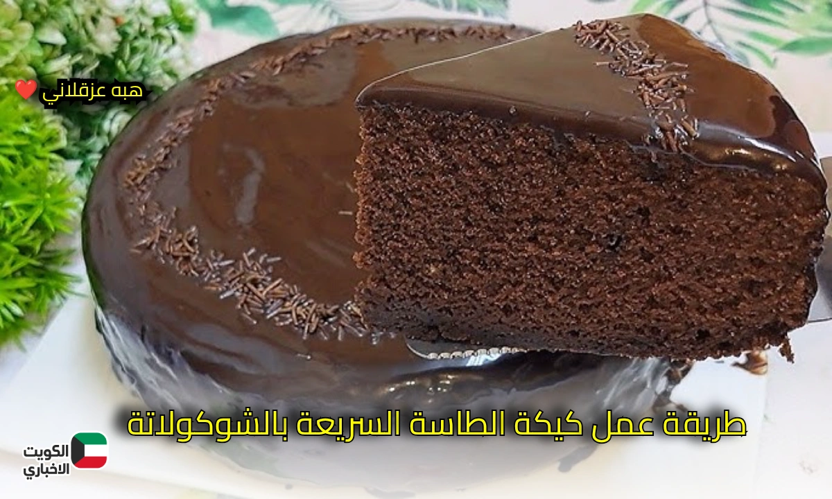 من غير فرن ولا خلاط ..طريقة عمل كيكة الطاسة السريعة بالشوكولاتة اللي هتخلي بيتك ريحته شوكولاتة