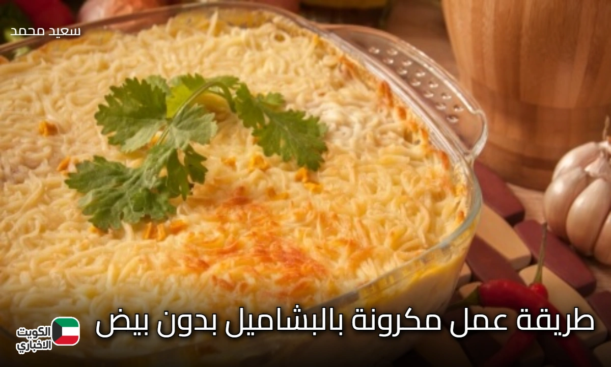 طريقة عمل مكرونة بالبشاميل بدون بيض وخفيفة بطعم شهي وسهل التحضير