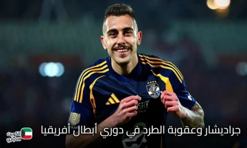 جراديشار وعقوبة الطرد في دوري أبطال أفريقيا.. ماذا ينتظر مهاجم الأهلي بعد واقعة إيجل نوار؟