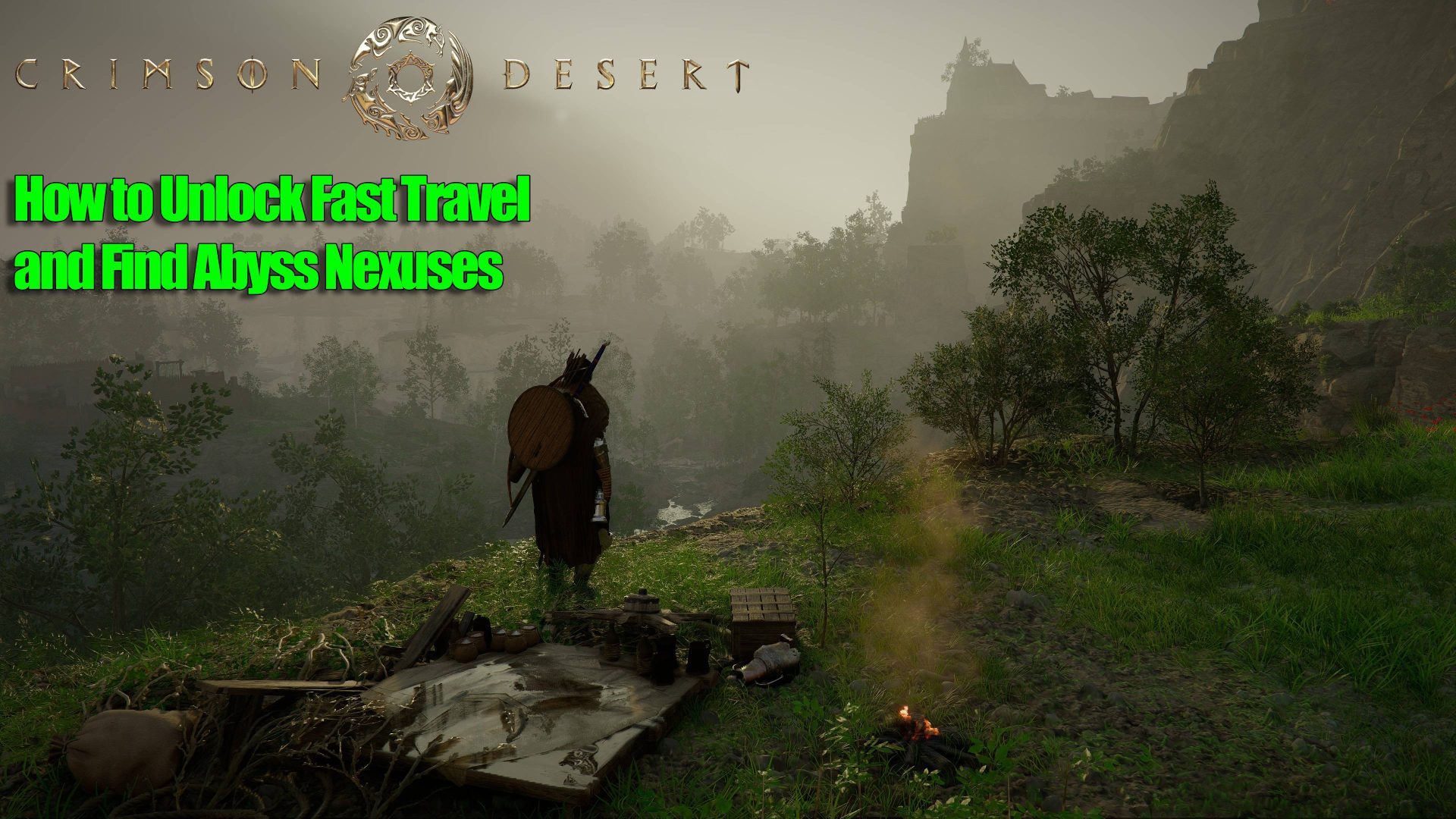 كيفية فتح خاصية التنقل السريع والعثور على نقاط Abyss Nexuses في Crimson Desert